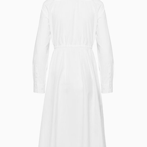 Elegant White Shirt Dress - Picture 9 of 10
